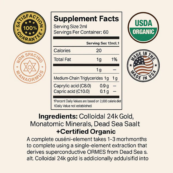 Pure Ormus Oil